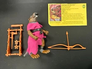 Vintage 1988 TMNT Teenage Mutant Ninja Turtles Hard Head Splinter Complete - Picture 1 of 2