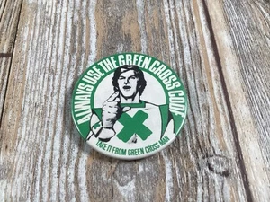 Insignia prendedor código cruz verde Always Use The Green Cross - David Prowse Green Cross Man Safety - Imagen 1 de 7