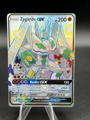 Zygarde GX SV65/SV94 Hidden Fates: Shiny Vault Holo Pokemon NM BJ3 - Image 1 of 3