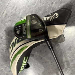 Men's Callaway Epic Max 5 Wood | Project X Hrzdus Green Stiff Shaft - Picture 1 of 7