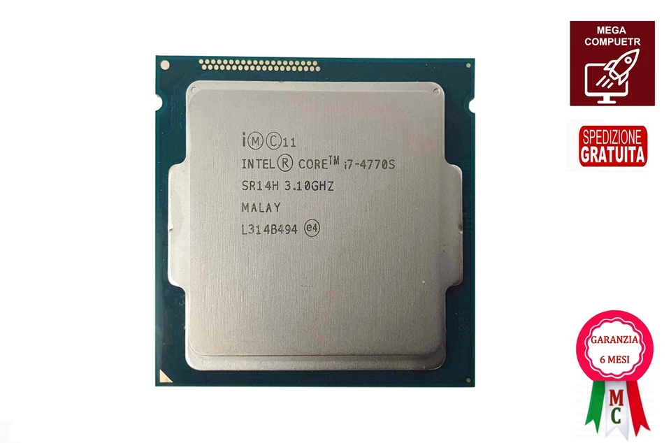 PROCESSORE SOCKET LGA 1150 INTEL CORE i7 4770S  &  SR14H - Immagine 1 di 1