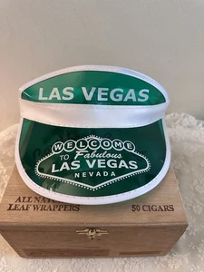 Visera verde estilo Las Vegas talla única - diadema expandible * - Imagen 1 de 3