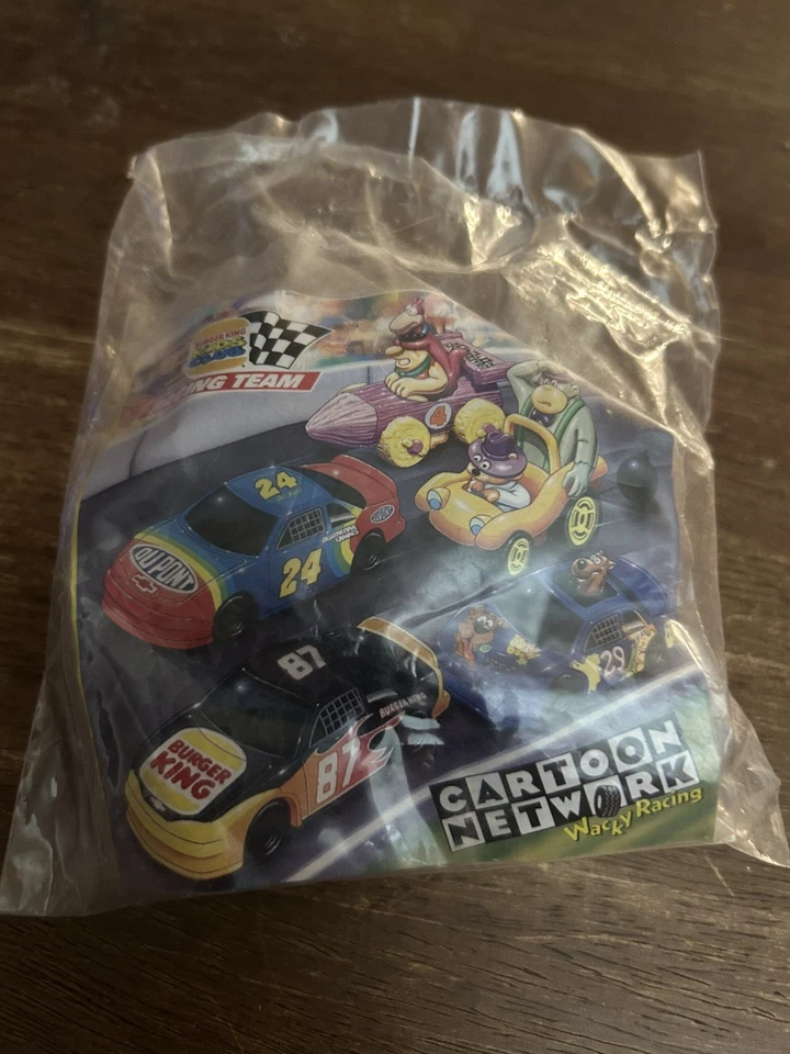 3" Vtg Magilla Gorilla Wacky Orange Race Car Toy 1997 Pull Cord Top Cat Figure - Image 1 of 3