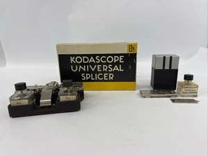 Kodascope Universal Spleißgerät 8 mm / 16 mm Junior Film Spleißen Outfit - Bild 1 von 23
