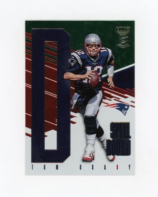 TOM BRADY 2017 Panini Elite Spellbound "D" #15 New England Patriots - Image 1 of 2