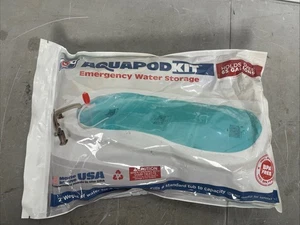 AquaPod Kit Notfall Wasserspeicher Behälter bis 65 Gallonen - Neu - Bild 1 von 2