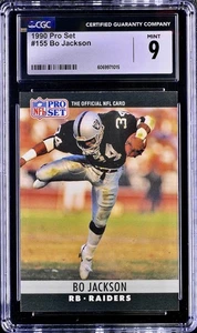 🔥 1990 Pro Set - Bo Jackson #155 - CGC 9!! - Picture 1 of 2