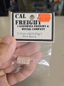 California Freight And Detail Company N Scale 2070 Pkg 1 Workbench - Picture 1 of 2