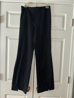 Pantalones bootcut elásticos de tiro alto negros Fabrizio Gianni ~ talla 4 o 6 usados en excelente estado Foto 1 de 4