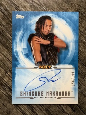 2017 Topps WWE Undisputed Auto /199 Shinsuke Nakamura #UA-SN Rookie Auto RC - Image 1 of 2