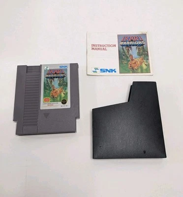 Ikari Warriors (Nintendo NES, 1987) With Manual 5 Screw First Print Key - Image 1 of 4