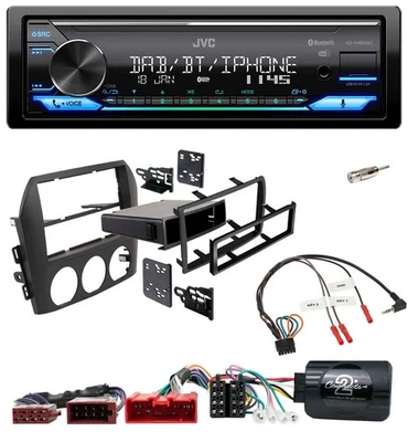 JVC Bluetooth DAB USB Lenkrad Autoradio für Mazda MX 5 NC 2005-2008 aktiv - Bild 1 von 4
