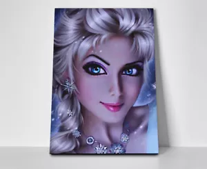Elsa Frozen Artwork Poster or Canvas - Picture 1 of 4