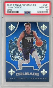 2019-20 Luka Doncic /99 Panini Chronicles Crusade Blue PSA10 