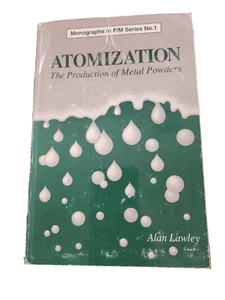 Atomization: The Production of Metal Powders by Alan Lawley Paperback, 1992 HC - Picture 1 of 4
