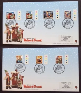 GB 2010 Set Navidad + Márgenes Semáforo en 2 Fundas Primer Día, Belén - Imagen 1 de 5