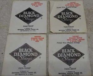 ** BLACK DIAMOND - SPANISH GUITAR STRINGS in ORIGINAL Envelopes - Picture 1 of 2