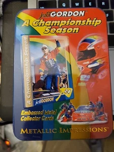 Jeff gordon Metallic Impressions Cards (HH - Picture 1 of 2