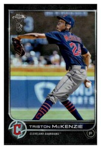 TRISTON MCKENZIE 2022 Topps Chrome Ben Baller Refractor #142 Guardians  ID:53812