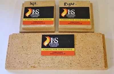 Tiger Standard Freestanding Stove Fire Bricks - Genuine Part - Clay Bricks - Image 1 of 4