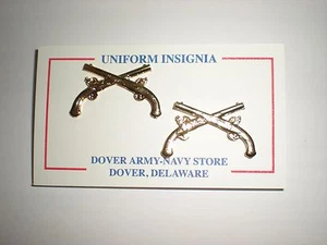 INSIGNIA DE CUELLO MP OFICIAL DEL EJÉRCITO DE ESTADOS UNIDOS DE METAL POLICÍA MILITAR - 1 PAR - Imagen 1 de 1