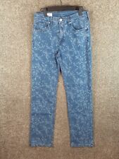 Gap 90s Loose Fit Jeans Womens 29/8T Tall Laser Floral Print Mid Rise Straight