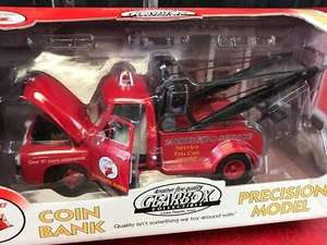 NIB Diecast Car Gearbox FIRE CHIEF 1935 F-100 TOW TRUCK Precision COIN BANK 1:24 - Picture 1 of 9