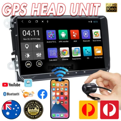 8" Car DVD GPS Navigation Head Unit Stereo Radio For Volkswagen Amarok 2011-2016 - Image 1 of 4
