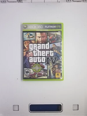 Grand Theft Auto IV Platinum Hits Edition Game For Xbox 360 NO MANUAL Included.  - Image 1 of 4
