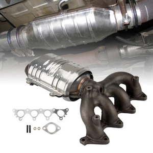 Exhaust Manifold Catalytic Converter For 1.6L Hyundai Accent Kia Rio 2006-2011 - Picture 1 of 12