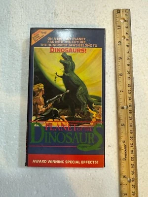 Rare Planet of the Dinosaurs VHS 1987 Vintage Media Science Fiction - Foto 1 de 4