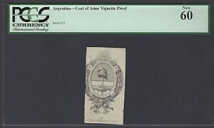 Argentina Vignette  Proof Coat of Arms Uncirculated 