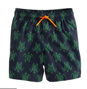 $59.50 Southern Tide Turtle Swim Trunk Polyester Navy-green size YOUTH XL - Picture 1 of 2