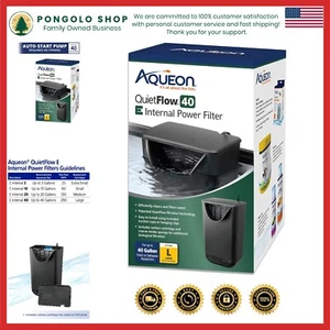 Aqueon QuietFlow E Internal Filter - Efficient Filtration for Up to 40 Gallons - Picture 1 of 11
