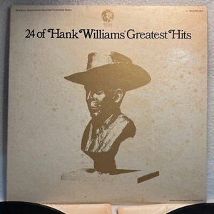 Hank Williams – 24 Of Hank Williams' Greatest Hits (MGM SE 4755-2) VG+ 2LP Promo - Picture 1 of 8