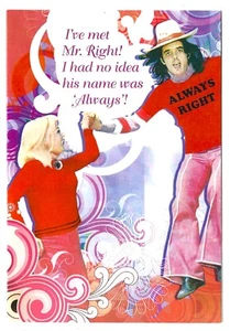 Valentine's Day Greeting Card Humorous Always Right Funny Happy Valentine Humour - Picture 1 of 3