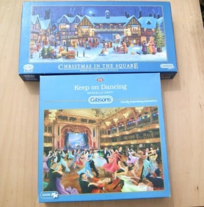 Gibsons Keep on Dancing 1000 + Christmas in the Square 636 Teile Puzzle - Bild 1 von 3