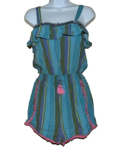 Matilda Jane 435 Jumpsuit All in Good Fun Girl Romper Sz 16 NWOT Pls Read! - Picture 1 of 8