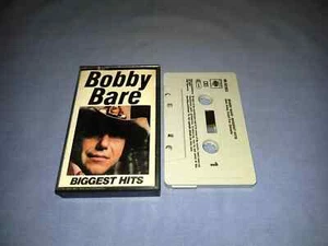 BOBBY BARE BIGGEST HITS CASSETTE TAPE ALBUM - Picture 1 of 2
