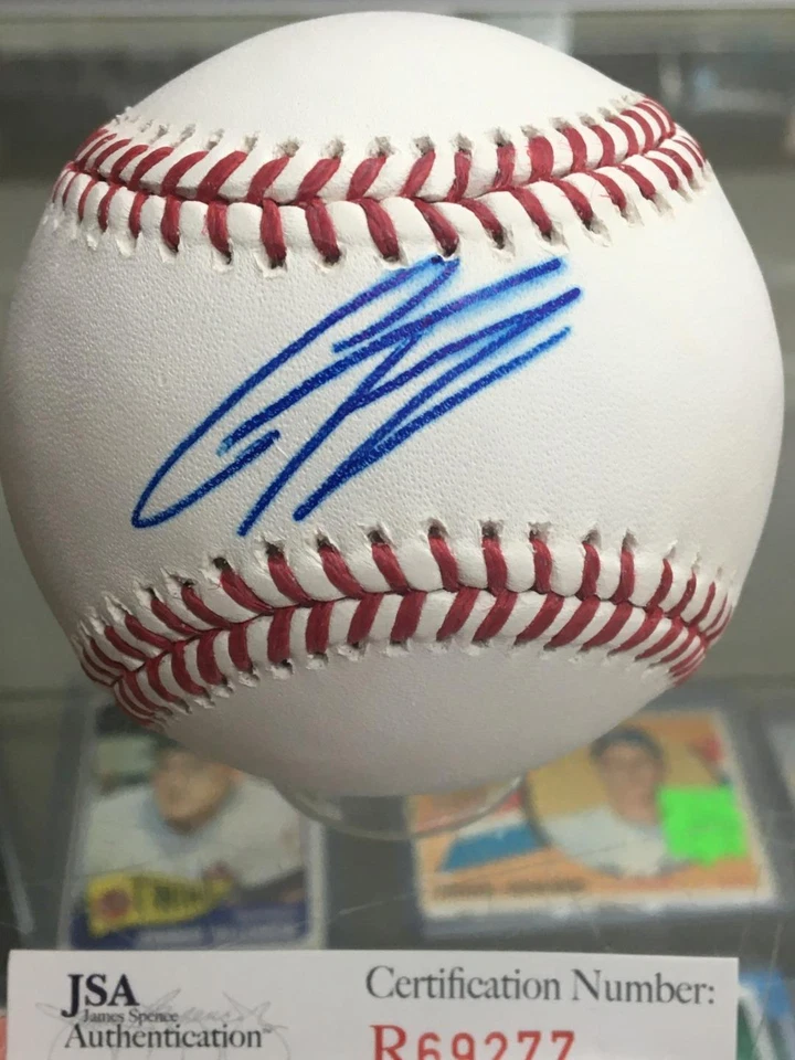 GLEYBER TORRES Autographed Sweet Spot Baseball New York Yankees JSA COA ~ R69277 - Image 1 of 1