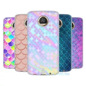 HEAD CASE DESIGNS MERMAID SCALES SOFT GEL CASE & WALLPAPER FOR MOTOROLA PHONES - Picture 1 of 12