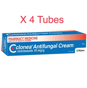 4 x CLONEA ANTI-FUNGAL CREAM 50G , generic for Canesten - Picture 1 of 1