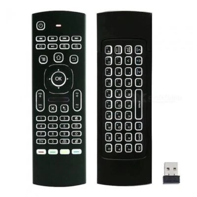 USA Backlit Glow Wireless remote for Android TV Box Nvidia Shield & Mi Box R99 - Image 1 of 3
