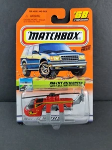Matchbox 2000 Air Travel Series #68 Air-Lift Helicopter Red 96363 NEW - Picture 1 of 7