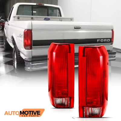 Juego de carcasa de luz trasera izquierda+derecha para Ford F-150 1990-1997 F-250 F-350 1990-1996 Foto 1 de 4