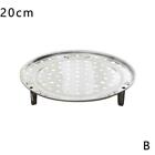 3 Tier Stainless Steel Stock Pot Steaming Cookware Rack Plate Stand F0a