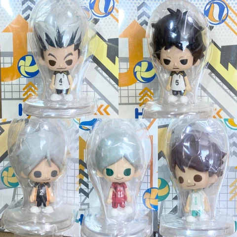 [New] Haikyuu!! Super Cute Figure Collectible Oikawa + Bokuto + Akaashi + Lev Cover