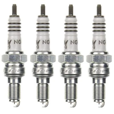 4x Bougie Ngk CR8EHIX-9 pour Honda CB 400 Sf 900 F 1100 CBF CBR St VF VFR - Photo 1/3