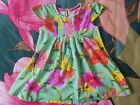 Ted Baker Girl's Floral Parrot Green dress size 2-3 years