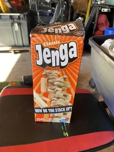 Classic Jenga Hardwood Blocks Stacking Tower Game Set — NEW! - Picture 1 of 7